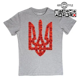 Прикольные футболки: Герб Маки grey